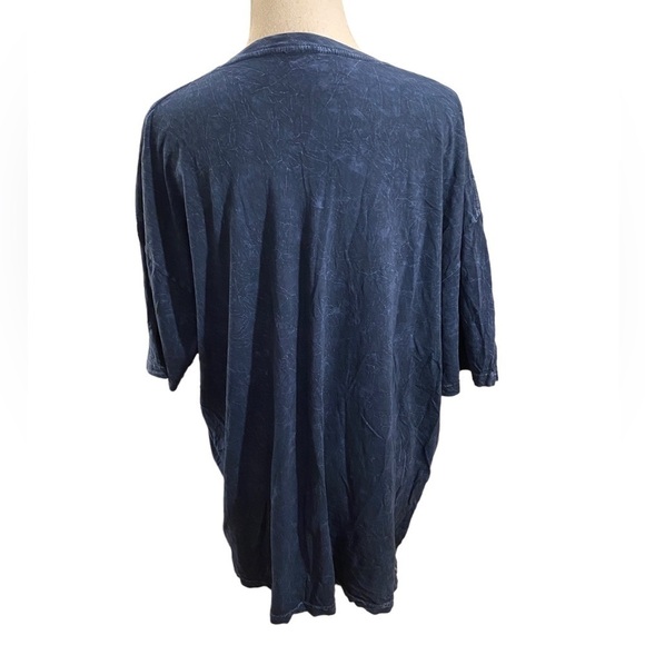 Shirts Happen Vintage Gear Head Blue with White Graphic Skull Tee Shirt Size 2XL - Picture 4 of 10